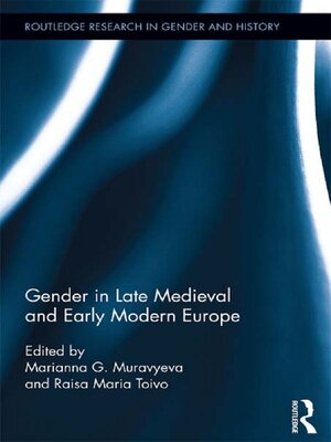 cover image of Gender in Late Medieval and Early Modern Europe